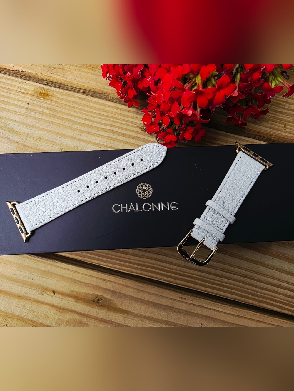 CHALONNE  'Gelato in Earl Gray' Apple Watch Strap 38mm-41mm